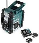 Makita DMR 112 RT Akku Baustellen Radio 7,2 - 18V Bluetooth DAB+ + 2x 5,0Ah Akku +