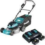 Makita DLM 466 PF2 Akku Rasenm&auml;her 36 V ( 2x 18 V ) 46 cm Brushless + 2x Akku...