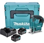 Makita JV 101 DSMJ Akku Stichs&auml;ge 12 V max. 65 mm + 2x Akku 4,0 Ah +...