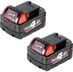Milwaukee Akku Starter 18V Set mit 2x M18 B4 Akku 4,0Ah ( 4932430063 )