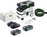 Festool CTLC MINI I-Basic Akku Absaugmobil 36 V ( 2x 18 V ) Staubklasse L + 2x...