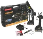 Procraft PS210SET Akku Garten Werkzeug Set Black Edition CCS20 Mini Kettens&auml;ge...
