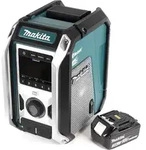 Makita DMR 115 F1 Akku Baustellenradio 12V - 18V Bluetooth DAB+ IP65 + 1x Akku...