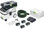 Festool CTLC MIDI I-Basic Akku Absaugmobil 36 V ( 2x 18 V ) Staubklasse L + 4x...
