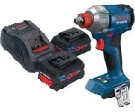 Bosch GDX 18V-285 Professional Akku Drehschlagschrauber 18 V 285 Nm 1/4'' Brushless +