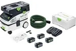 Festool CTLC MINI I-Basic Akku Absaugmobil 36 V ( 2x 18 V ) Staubkl. L + 4x...