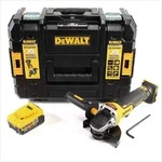 DeWalt DCG 406 NT Akku Winkelschleifer 18V 125mm Brushless + 1x Akku 4,0Ah + TSTAK -