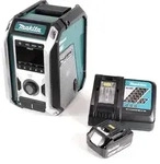 Makita DMR 115 RG1 Akku Baustellenradio 12V - 18V Bluetooth DAB+ IP65- + 1x...