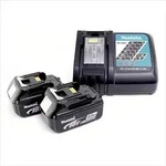 Makita DHS 630 RMJ 18 V 165 mm Akku Handkreiss&auml;ge im Makpac mit 2x 4,0 Ah Akku...