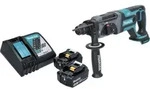 Makita DHR 241 RF Akku Bohrhammer 18 V 2,0 J SDS plus + 2x Akku 3,0 Ah +...