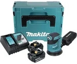 Makita DBO 180 RMJ Akku Exzenterschleifer 18 V 125 mm + 2x Akku 4,0 Ah +...