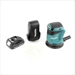 Makita DBO 180 Y1 18 V Akku Exzenterschleifer + 1x Akku 1,5 Ah - ohne Ladeger&auml;t