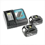 Makita DGA 506 RMJ Akku Winkelschleifer 18 V 125 mm Brushless + 2x Akku 4,0 Ah +