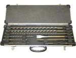 Makita D-21191 Bohrer und Mei&szlig;el Set SDS-Plus 10 tlg. + Koffer