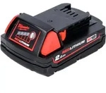 Milwaukee M18 B2 Akku 18 V / 2,0 Ah / 2000 mAh RED Li-Ion ( 4932430062 )