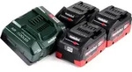 Metabo Akku Basis Set 18V mit 3x Akku LiHD 5,5Ah + Ladeger&auml;t ASC 145 + Einlage...