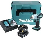 Makita DTW 251 RTJ Akku Schlagschrauber 18 V 230 Nm 1/2" + 2x Akku 5,0 Ah +