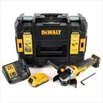 DeWalt DCG 405 D1 Akku Winkelschleifer 18V 125mm Brushless + 1x Akku 2,0Ah +