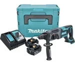 Makita DHR 241 RFJ Akku Bohrhammer 18 V 2,0 J SDS plus + 2x Akku 3,0 Ah +...