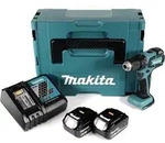 Makita DDF 459 RGJ Akku Bohrschrauber 18V 45Nm im Makpac + 2x 6,0 Ah Akku +