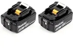 Makita DUB 361 T 2x 18 V / 36 V Akku Laubbl&auml;ser Gebl&auml;se + 2x Makita BL 1850 5...