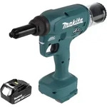 Makita DRV 250 F1 Akku Blindnietsetzger&auml;t 18V 20kN Brushless + 1x Akku 3,0Ah -...