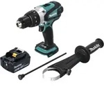 Makita DHP 458 G1 Akku Schlagbohrschrauber 18 V 91 Nm + 1x Akku 6,0 Ah - ohne
