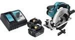 Makita DSS 611 RG Akku Handkreiss&auml;ge 18 V 165 mm + 2x Akku 6,0 Ah + Ladeger&auml;t