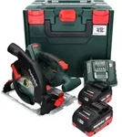 Metabo KS 18 LTX 57 Akku Handkreiss&auml;ge 18 V 165 mm + 2x Akku 5,5 Ah + Ladeger&auml;t +
