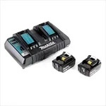 Makita DUC 353 PF2 Akku Kettens&auml;ge 36V ( 2x18V ) Brushless 35 cm + 2x 3,0 Ah...
