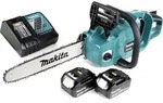 Makita DUC 353 RT2 Akku Kettens&auml;ge 36V ( 2x18V ) Brushless 35 cm + 2x 5,0 Ah Akku +