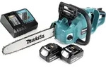 Makita DUC 353 RG2 Akku Kettens&auml;ge 36V ( 2x18V ) Brushless 35 cm + 2 x 6,0 Ah Akku +