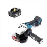 Makita DGA 504 T1 Akku Winkelschleifer 18V 125mm Brushless + 1x Akku 5,0Ah -...