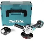 Makita DGA 511 G1J Akku Winkelschleifer 18V 125mm Brushless + 1x Akku 6,0Ah + Makpac