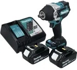 Makita DTW 700 RT Akku Schlagschrauber 18 V 700 Nm 1/2" XPT Brushless + 2x Akku...