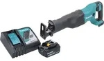 Makita DJR 186 RG1 Akku Recipros&auml;ge S&auml;bels&auml;ge 18 V + 1x Akku 6,0 Ah +...