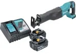 Makita DJR 186 RM Akku Recipros&auml;ge S&auml;bels&auml;ge 18 V + 2x Akku 4,0 Ah + Ladeger&auml;t