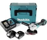 Makita DGA 511 RMJ Akku Winkelschleifer 18V 125mm Brushless + 2x Akku 4,0Ah +