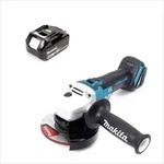 Makita DGA 504 M1 Akku Winkelschleifer 18V 125mm Brushless + 1x Akku 4,0Ah -...
