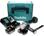 Makita DGA 506 RGJ Akku Winkelschleifer 18 V 125 mm Brushless + 2x Akku 6,0 Ah +