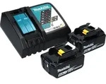 Makita DJS 161 RGJ Akku Blechschere 18 V 1,6 mm + 2x Akku 6,0 Ah + Ladeger&auml;t +