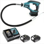 Makita DVR 450 RM Akku Betonverdichter 18V + 2x Akku 4,0Ah + Ladeger&auml;t