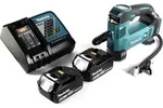 Makita DMP 180 RG Akku Kompressor 18 V 8,3 bar + 2x Akku 6,0 Ah + Ladeger&auml;t