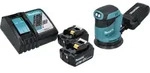 Makita DBO 180 RG Akku Exzenterschleifer 18 V 125 mm + 2x Akku 6,0 Ah +...