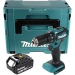 Makita DHP 483 G1J Akku Schlagbohrschrauber 18 V 40 Nm + 1x Akku 6,0 Ah +...