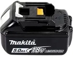 Makita DDF 458 T1J Akku Bohrschrauber 18 V 91 Nm + 1x Akku 5,0 Ah + Makpac -...