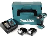 Makita DDF 485 RMJ Akku Bohrschrauber 18V 50Nm im Makpac + 2x 4,0 Ah Akku +
