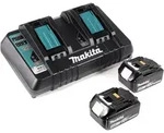 Makita DHR 281 PMJ Brushless Akku Bohrhammer 28 mm 2x 18 V f&uuml;r SDS-PLUS mit