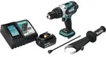 Makita DHP 458 RG1 Akku Schlagbohrschrauber 18 V 91 Nm + 1x Akku 6,0 Ah +...