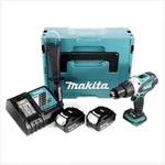 Makita DDF 458 RTJ 18V Akku Bohrschrauber 91 Nm im Makpac mit 2x BL1850 B 5,0...